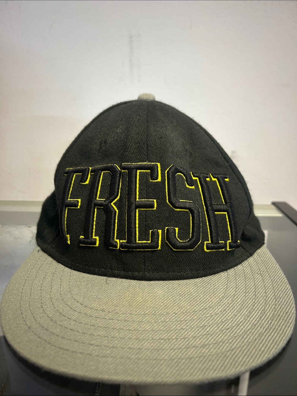 Neff Black and Gray "FRESH" Embroidered Snapback Hat